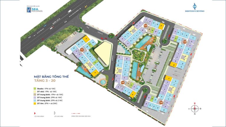 Mặt bằng Destino Centro