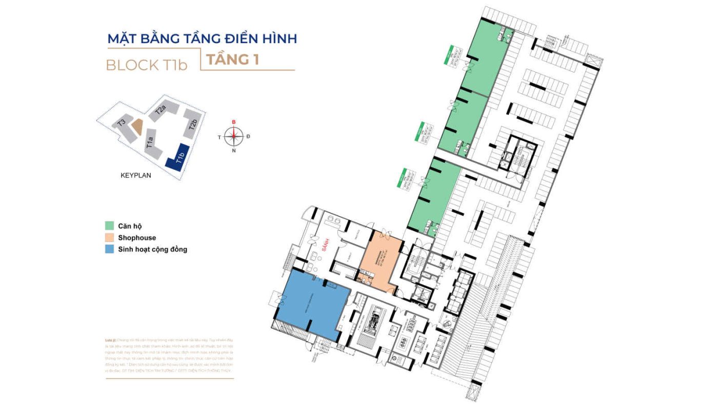 Mặt bằng căn hộ Destino Centro