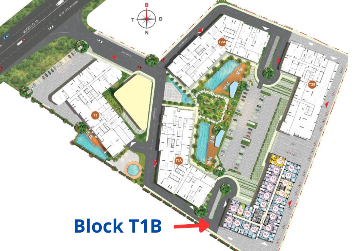 Block T1B Destino Centro