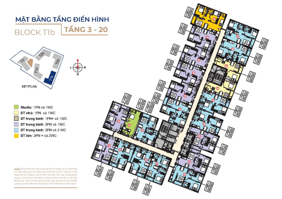 Mặt bằng căn hộ Destino Centro