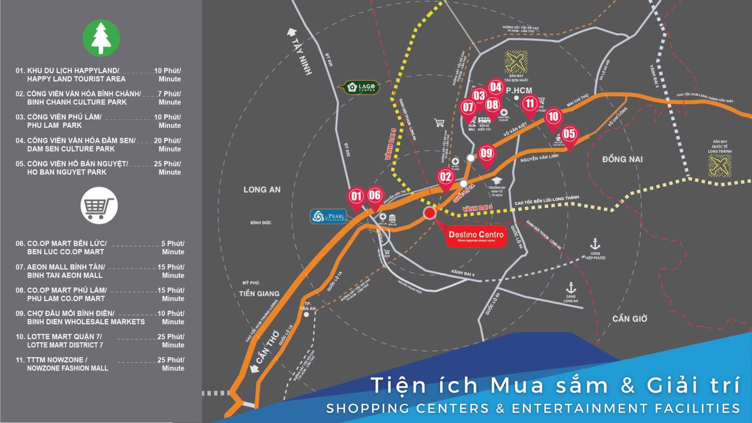 Destino Centro Tầm nhìn mới cho bất động sản Long An