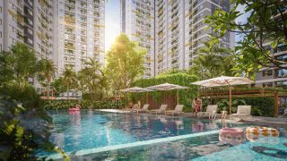 Dự án hiếm hoi có 4 hồ bơi phục vụ cư dân