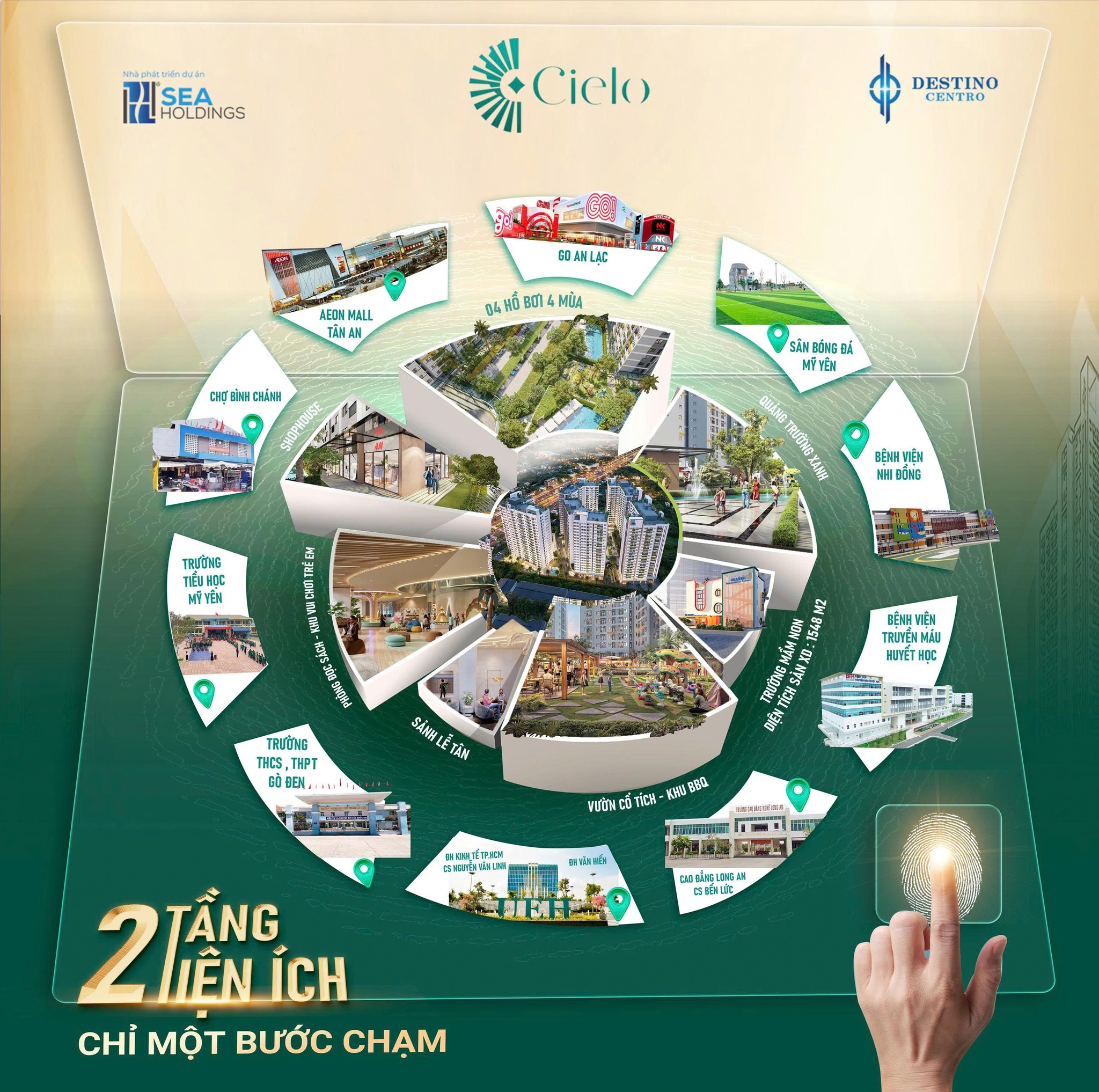 Khám Phá Cielo Destino Centro: Không Gian Sống Đẳng Cấp Với Hệ Tiện Ích 2 Tầng Độc Quyền, Đáp Ứng Mọi Nhu Cầu An Cư Hoàn Hảo