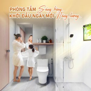 PHÒNG TẮM HIỆN ĐẠI ĐÓN ÁNH SÁNG TỰ NHIÊN – KHÔNG GIAN LÝ TƯỞNG KHỞI ĐẦU NGÀY MỚI TRÀN ĐẦY NĂNG LƯỢNG