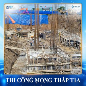 THI CÔNG MÓNG THÁP T1A DESTINO CENTRO: NỀN TẢNG VỮNG CHẮC, CAM KẾT CHẤT LƯỢNG CHO TƯƠNG LAI THỊNH VƯỢNG