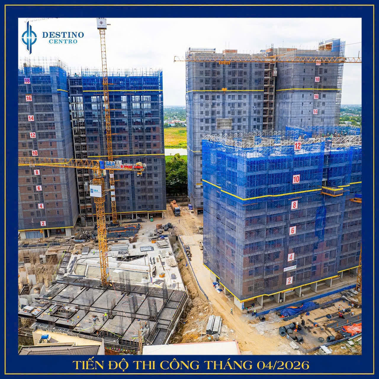 Tiến độ xây dựng mới