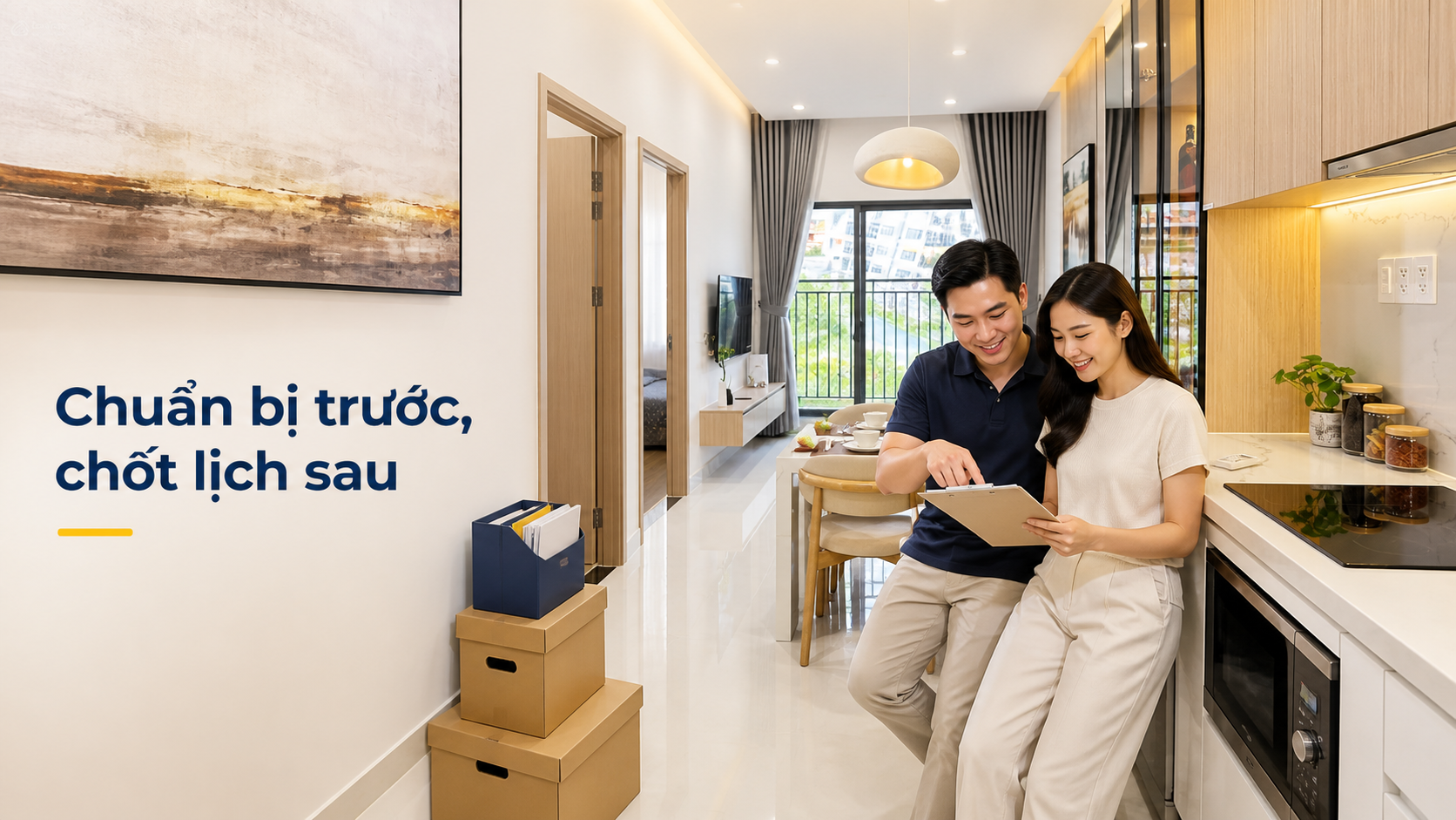Checklist chuẩn bị nhận nhà tháp T1B Destino Centro