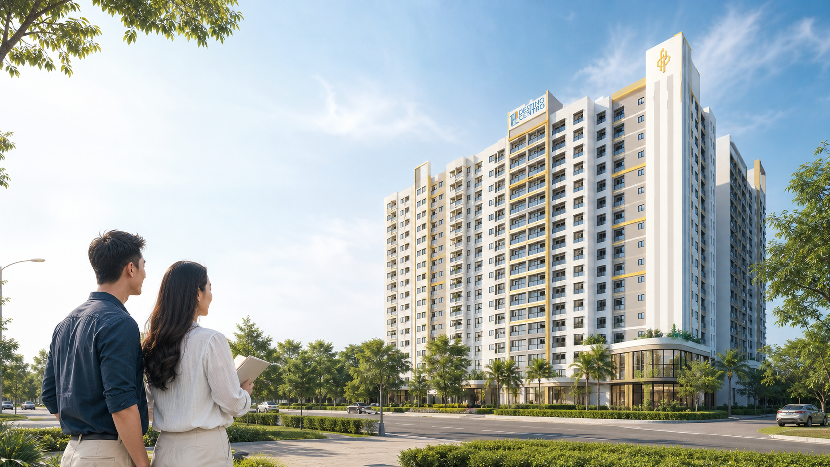 Gia đình trẻ cân nhắc mua căn hộ Destino Centro