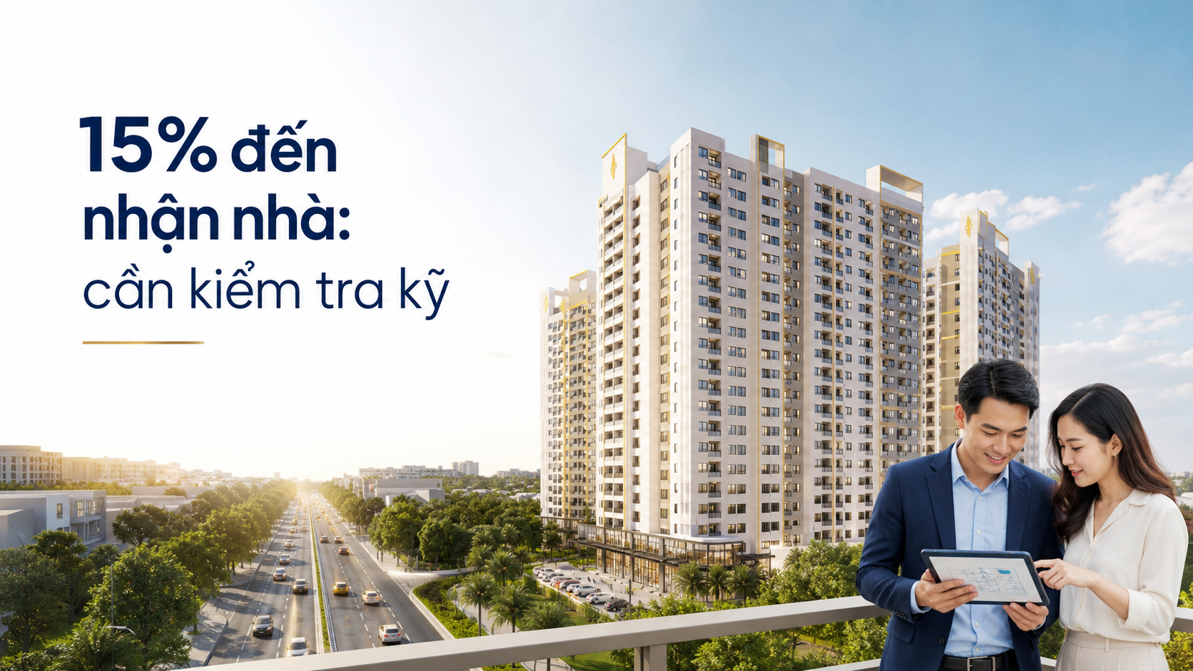 Chính sách thanh toán 15% đến nhận nhà tại Destino Centro