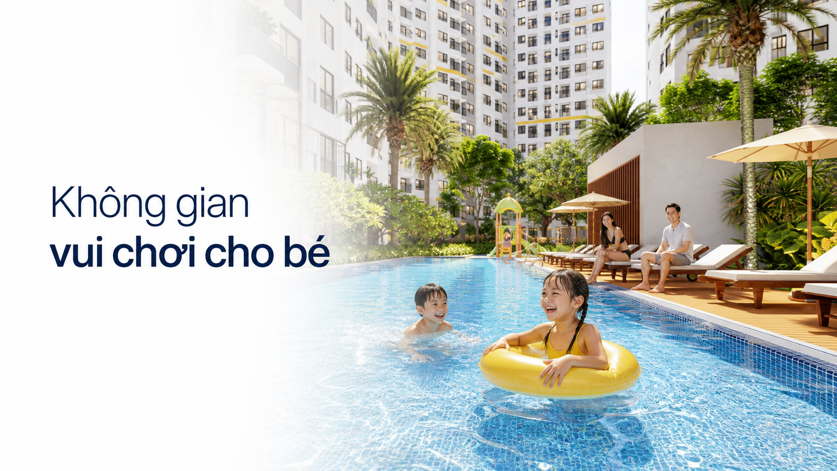 Khu vui chơi kết hợp hồ bơi trẻ em tại Destino Centro
