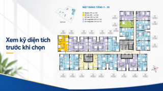 Căn hộ 1 phòng ngủ Destino Centro T2B.20-05
