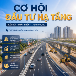 Poster dự án căn hộ Destino Centro và nâng cấp Quốc lộ 1 Tây Ninh