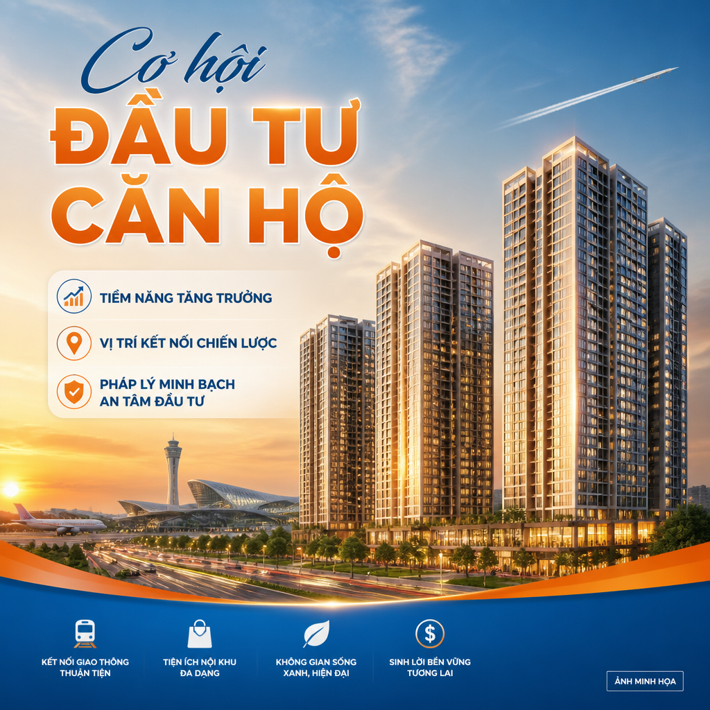 Poster cơ hội đầu tư căn hộ cao tầng DESTINO CENTRO gần sân bay Long Thành